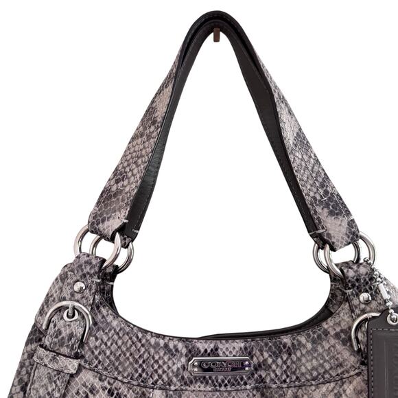 Vintage Coach Python Snake Skin Hobo Bag - Picture 5 of 12